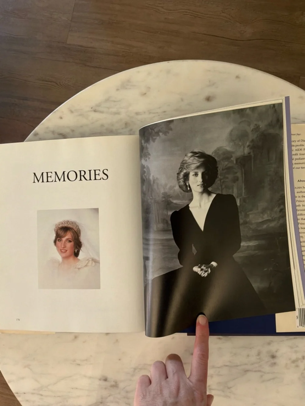 Vintage 1997 Diana Her Life & Her Legacy Coffee Table Book by Anthony Holden